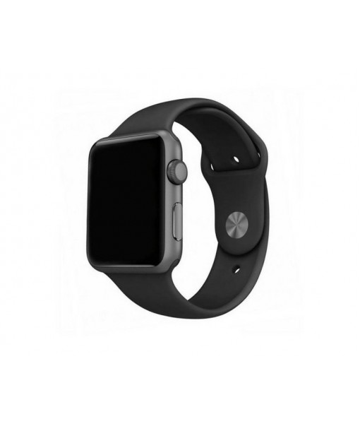 Curea Goospery Silicone Band Compatibila Cu Apple Watch 4 / 5 / 6/ SE 44MM, Silicon, Negru